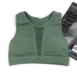 ✨ Alphalete Olive Mesh Sportsbra